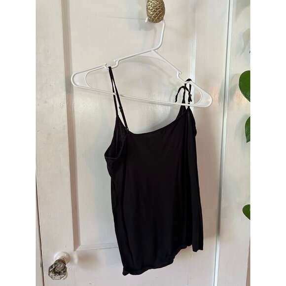 Loft women’s size medium black tank top spaghetti strap - Picture 7 of 9